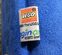 RARE Lego Imaginarium Red Brick & Blue Brick Storage Containers