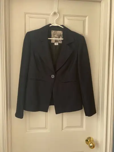 Women's MAC & JAC Dark Blue/Black Blazer, Size Medium, View more