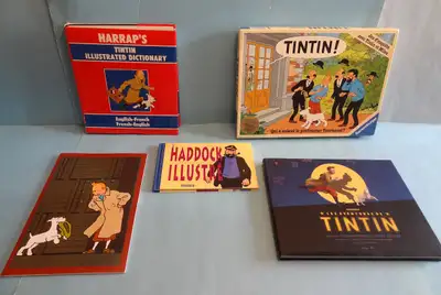 lot de 5 OBJETS de TINTIN, pour collectionneur, View more