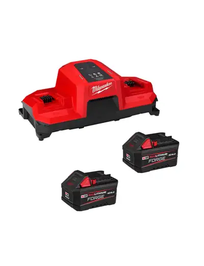 Milwaukee M18 6.0 Ah FORGE Starter Kit w/ Super Charger, View more