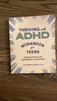 Thriving with ADHD workbook for teens