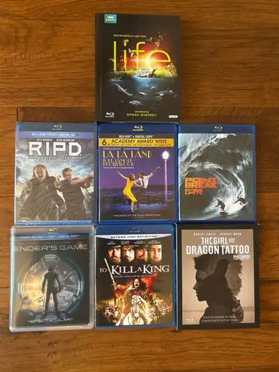 lot 112.  $8. Blu-ray movies, View more