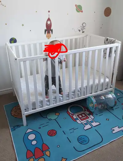 White Crib Frame , View more