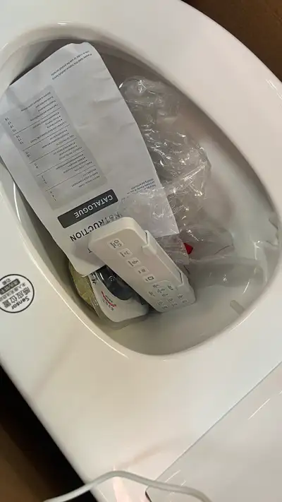 Cash taxes included Brand new in box Famous brand Smart toilet with LED and remote Provide installat...