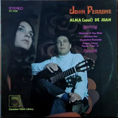JOHN PERRONE Vinyl Album 1970 CANADIAN Classical Guitarist, View more