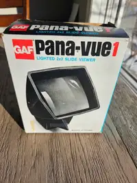 Vintage Pana-vue Lighted 2"x2" slide viewer