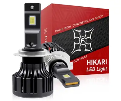 Hikari 2026 H7 40000LM LED Bulbs, w/fan,Upgraded Core-12 LED, View more