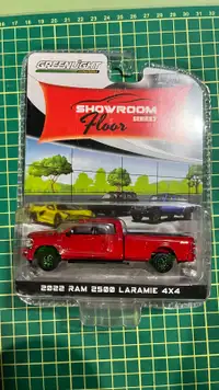 1/64 2022 Ram 2500 Laramie 4x4, Flame Red, Showroom Floor Series
