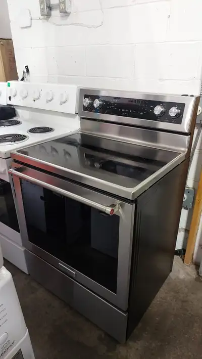 Stove Kitchenaid Stainless Steel Used, View more