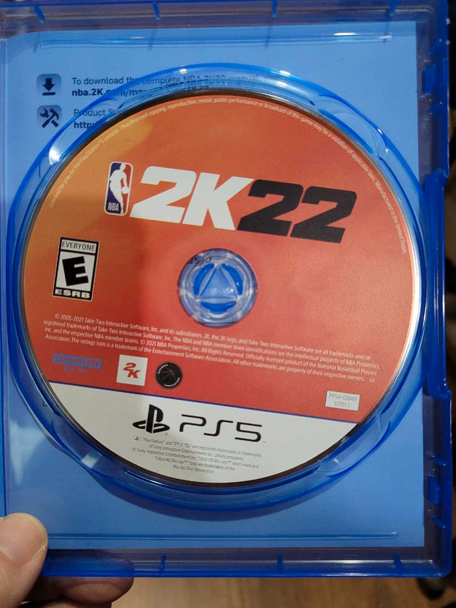 PS5 NBA 2K22 in Sony Playstation 5 in Charlottetown - Image 2