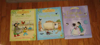 - all books are in good condition fro a smokefree environment - all 3 books have the stickers alread...