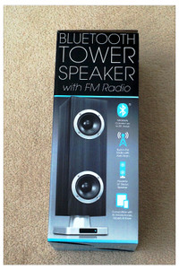 Bluetooth Tower Speaker with FM Radio