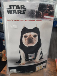 Size small Darth Vader Halloween Costume for dogs