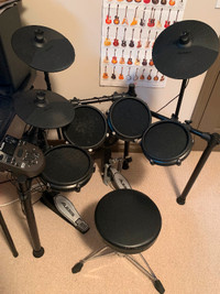 Alesis Nitro Electric Drum Kit with Mesh Pads and stool