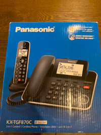 Panasonic 2 in 1 Corded and Cordless phone