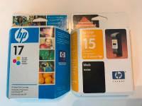 HP15 and HP17 Ink Cartridges