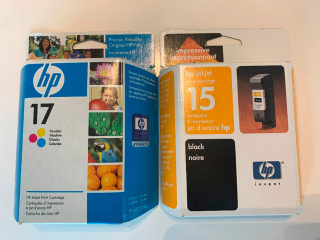 HP15 and HP17 Ink Cartridges in Printers, Scanners & Fax in Bedford