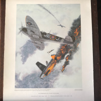 WW2 RAF Supermarine Spitfire Print $80