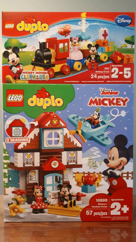 LEGO Duplo 10889 Mickey Vacation House, 10597 Birthday Parade. | Toys &  Games | Kitchener / Waterloo | Kijiji