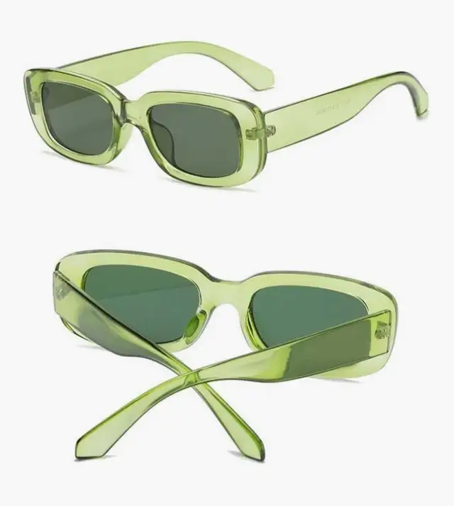 Retro Rectangle Sunglasses – Trendy 90s Style for Men & Women in Multi-item in City of Toronto - Image 8