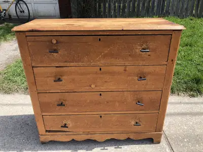 Antique dresser medium size tongue and groove, View more