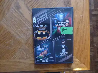 Batman 4 Film Favorites (2 DVDs) mint/near mint $8.00 Batman Batman Returns Batman & Robin Batman Fo...