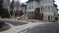 Natural stone landscaping 