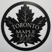 20" Steel Toronto Maple Leafs Sign