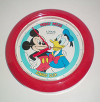 Vintage Mickey Mouse and Donald Duck Japan Wall Clock