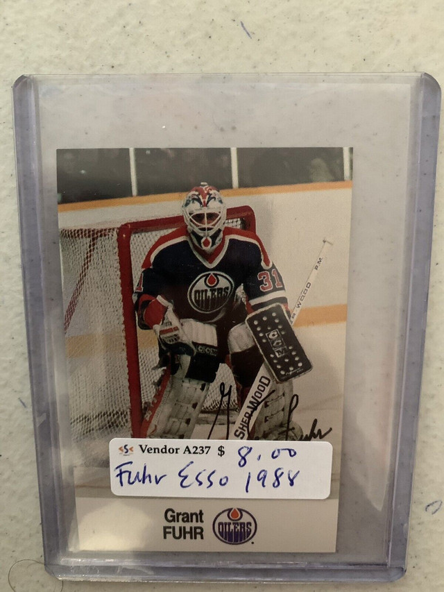 Grant Fuhr 1988 Esso Hockey Card Oilers Showcase 305 in Arts & Collectibles in Edmonton