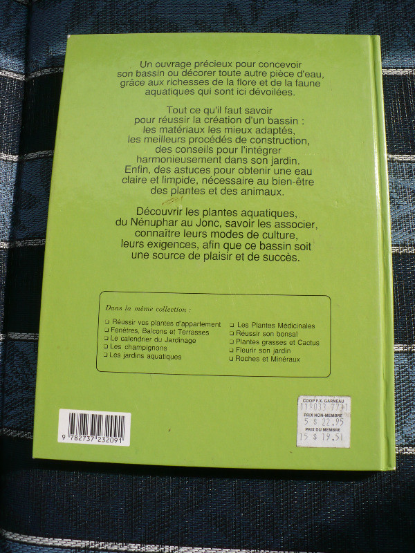 LES JARDINS AQUATIQUES-PIERRE NESSMAN (100 PLANTES À DÉCOUVRIR ) dans Autre  à Longueuil/Rive Sud - Image 2
