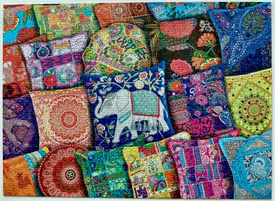 Casse-tête 1000 Puzzle Eurographics: Oreillers Indiens, View more