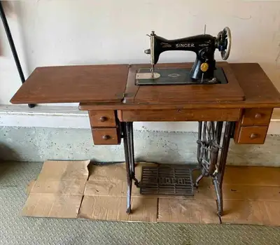 Singer Sewing Machine with Cabinet, View more