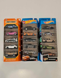 HOT WHEELS and MATCHBOX 5 PACK FAST AND FURIOUS NIGHTBURNERZ 