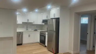 2 bed  Basement for rent