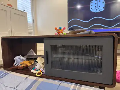 Modern Coffee Table / TV Stand – Like New – $140, View more