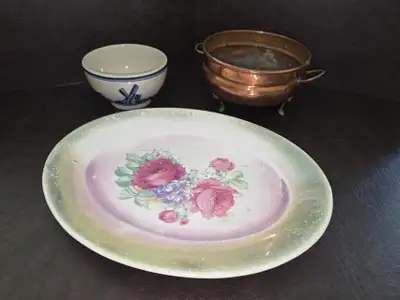 Assorted Vintage Plates and More, View more