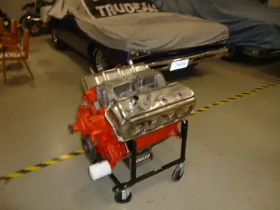 Street hemi, 10.6:1 comp. bored 0.030 over, 1967 block, ray barton valve train. Only break in run ti...