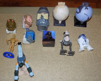 11 MIXED STAR WARS FAST FOOD TOYS LOT