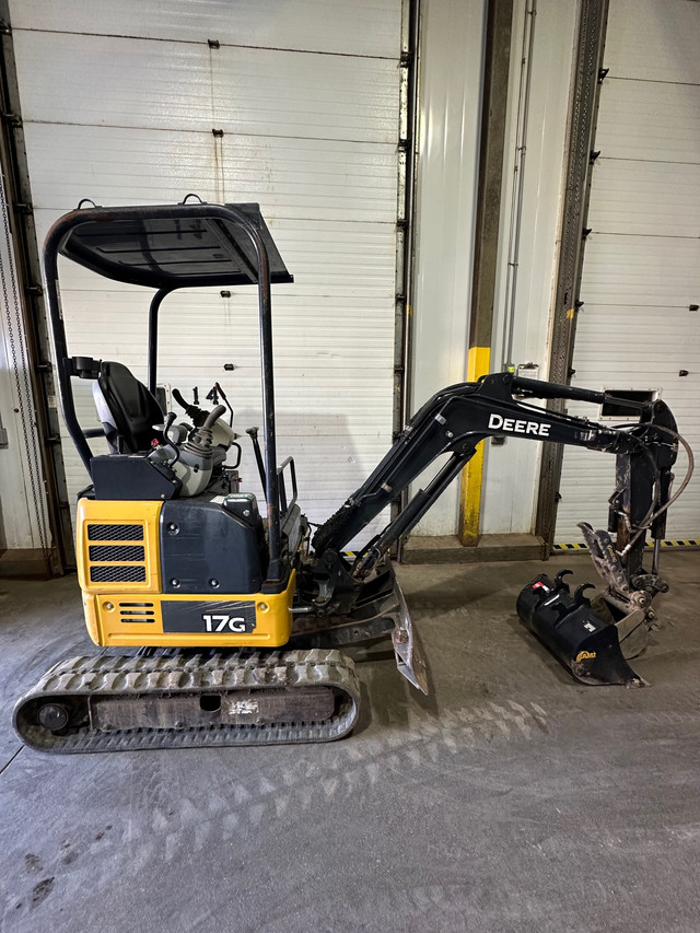 (FOR RENT) John Deere 17G Mini Excavator  in Heavy Equipment in Kitchener / Waterloo