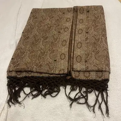 Pashmina Women's Shawl Gold Brown, View more
