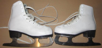 Girl Figure Skates, two pairs: size G1/31 and 13Y +free helmet