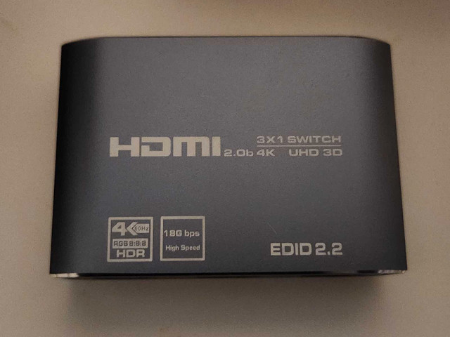 HDMI 3 to 1 switch in Video & TV Accessories in Hamilton