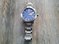 FOSSIL BQ1164 QUARTZ  BLUE DIAL WATCH