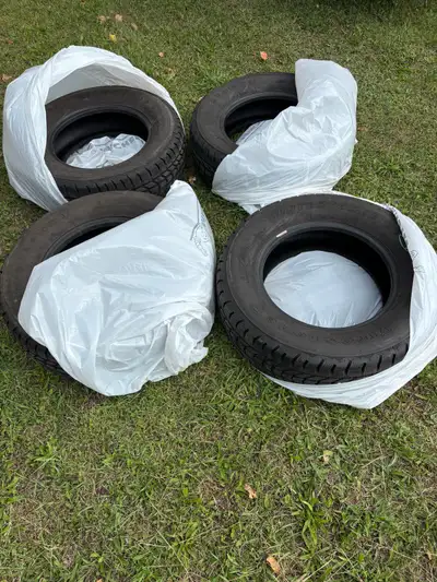 Winter tires for sale, like new, winterforce 235/65/R16 asking 450.00 or OBO