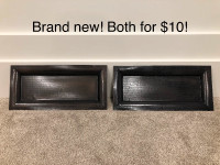 BRAND NEW! Metal rectangular candle tray - Have 2 available