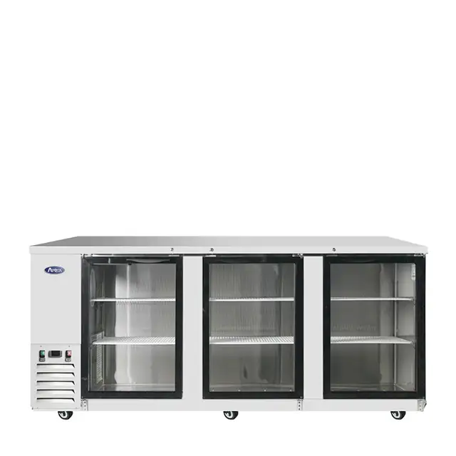 Atosa MBB90GGR 90″ Steel Triple Glass Door Back Bar Cooler in Other in City of Toronto - Image 3