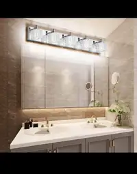 Ralbay 5 Lights LED Modern Chrome vanity light Bathroom Fixtures