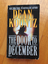 Dean Kootnz The Door to December, Fiction Novel Book