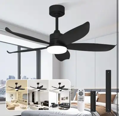 42” ceiling fan with light , View more